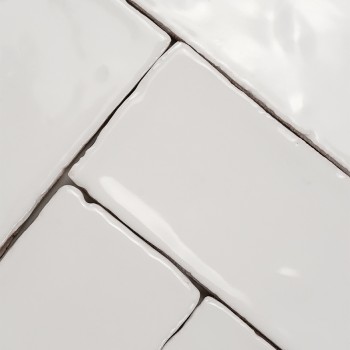 Terre Cuite Manuelle Vitri Blanc 5x15 | Ceramic Connection