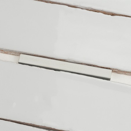Terre Cuite Manuelle Vitri Blanc 5x15 | Ceramic Connection