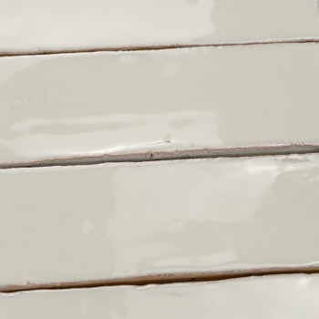 Terre Cuite Manuelle Vitri Blanc Vintage 5x15 | Ceramic Connection