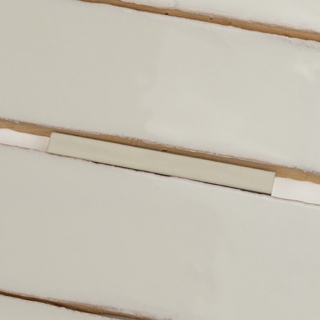 Terre Cuite Manuelle Vitri Blanc Vintage 5x15 | Ceramic Connection