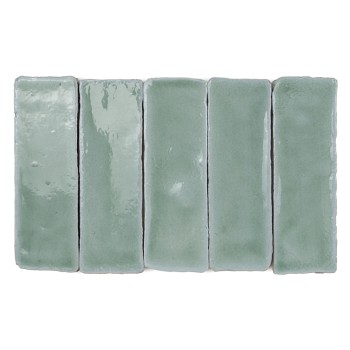 Terre Cuite Manuelle Vitri Aigue-marine 5x15 | Ceramic Connection