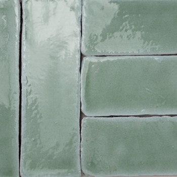 Terre Cuite Manuelle Vitri Aigue-marine 5x15 | Ceramic Connection