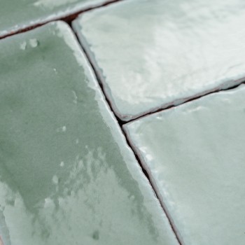 Terre Cuite Manuelle Vitri Aigue-marine 5x15 | Ceramic Connection