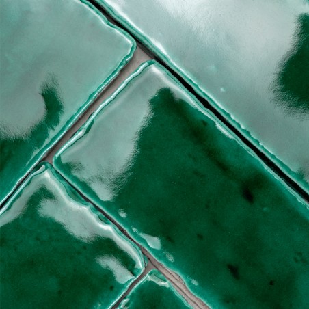 Terre Cuite Manuelle Vitri Vert 5x15 | Ceramic Connection