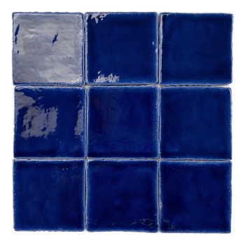 Terre Cuite Manuelle Vitri Cobalt 10x10 | Ceramic Connection
