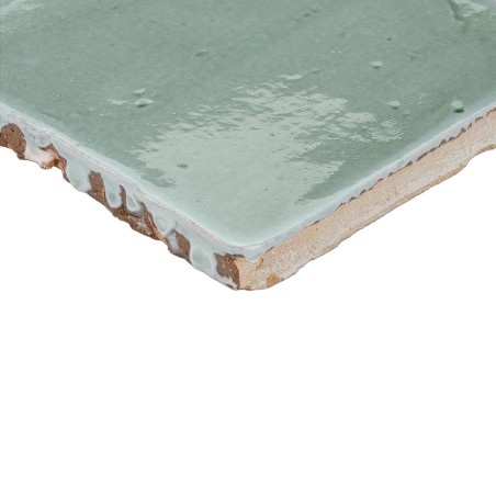 Terre Cuite Manuelle Vitri Aigue-marine 10x10 | Ceramic Connection