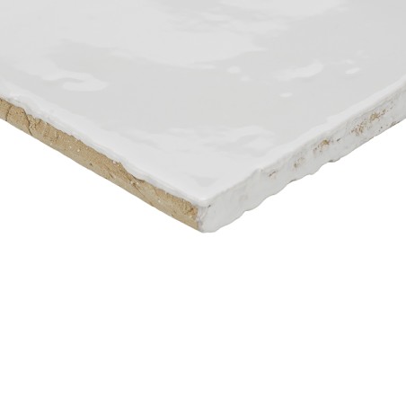 Handmade Terracotta Vitri White 10x10 | Ceramic Connection