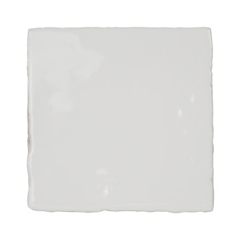 Terre Cuite Manuelle Vitri Blanc 10x10 | Ceramic Connection