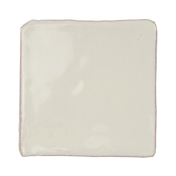Terre Cuite Manuelle Vitri Blanc Vintage  10x10 | Ceramic Connection