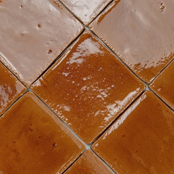 Terrakotta Vitri Karamell 10x10 Fliesen | Ceramic Connection