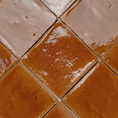 Terrakotta Vitri Karamell 10x10 Fliesen | Ceramic Connection