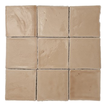 Terre Cuite Manuelle Vitri Naturel 10x10 | Ceramic Connection