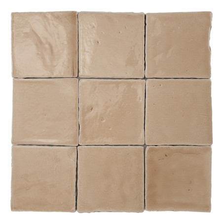 Terre Cuite Manuelle Vitri Naturel 10x10 | Ceramic Connection