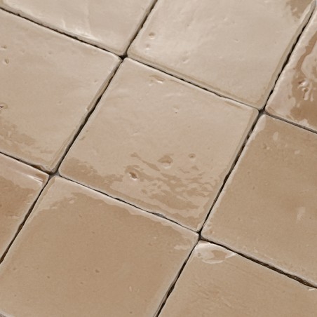 Terre Cuite Manuelle Vitri Naturel 10x10 | Ceramic Connection