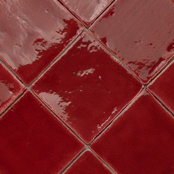 Terre Cuite Manuelle Vitri Rouge 10x10 | Ceramic Connection