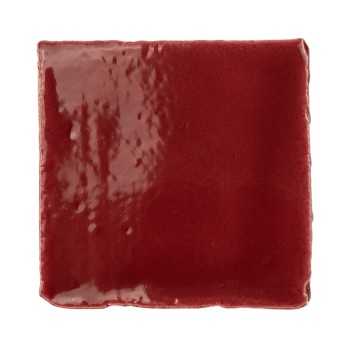 Terre Cuite Manuelle Vitri Rouge 10x10 | Ceramic Connection