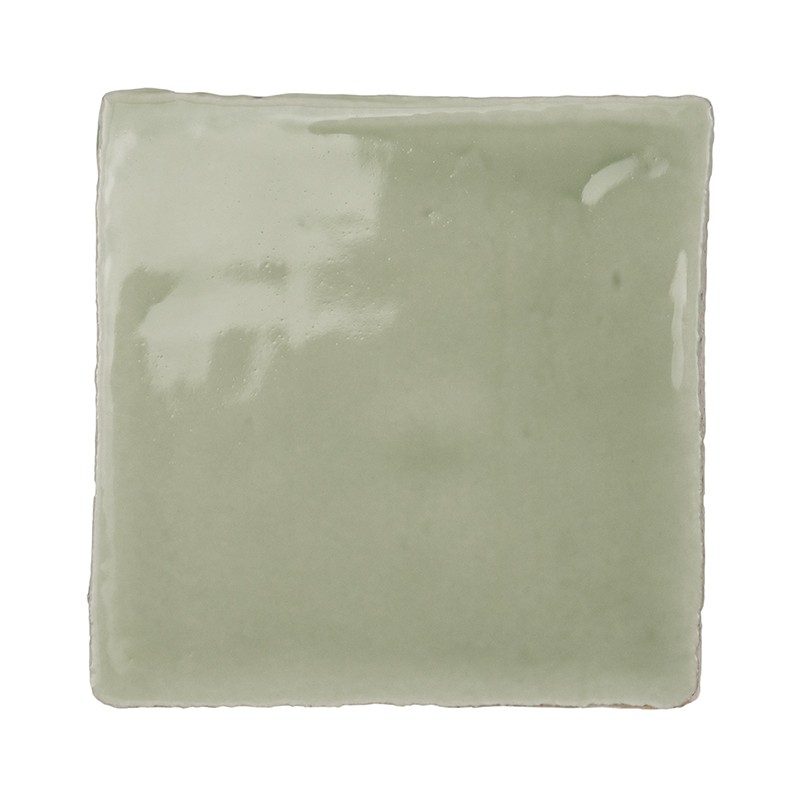 Terre Cuite Manuelle Vitri Jade 10x10 | Ceramic Connection