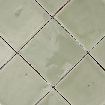 Terre Cuite Manuelle Vitri Jade 10x10 | Ceramic Connection