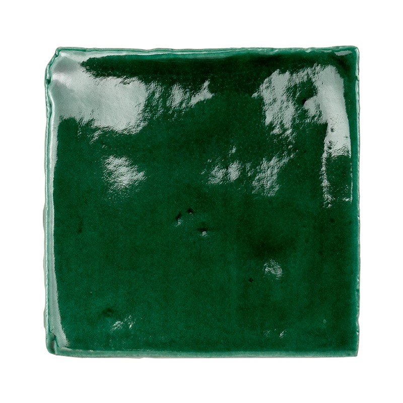 Terre Cuite Manuelle Vitri Vert 10x10 | Ceramic Connection
