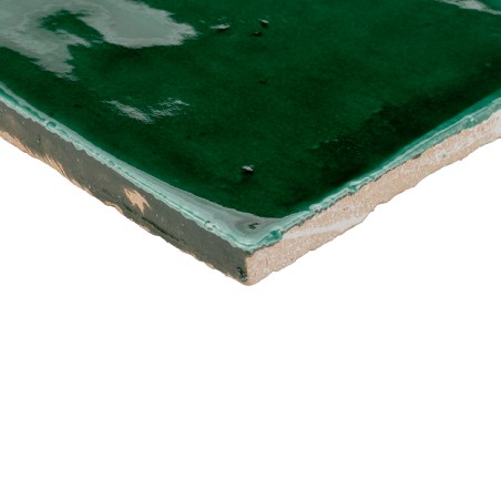 Terre Cuite Manuelle Vitri Vert 10x10 | Ceramic Connection