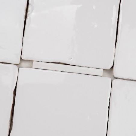 Handmade Terracotta Vitri White 10x10 | Ceramic Connection