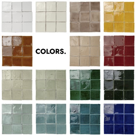 Terre Cuite Manuelle Vitri Jade 10x10 | Ceramic Connection