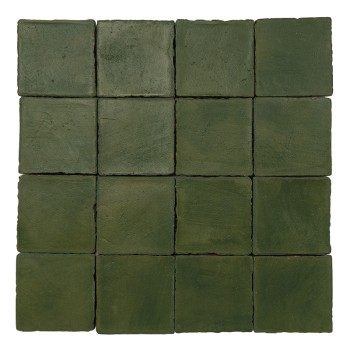 Terracotta Chroma Fles 10x10 Azulejo | Ceramic Connection