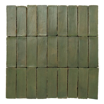 Terracota Manual Chroma Oliva 5x15 | Ceramic Connection