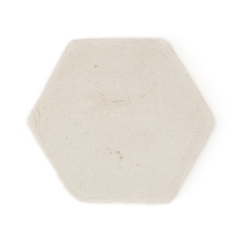 Terrakotta Chroma Hexagone Weiß 10 | Ceramic Connection