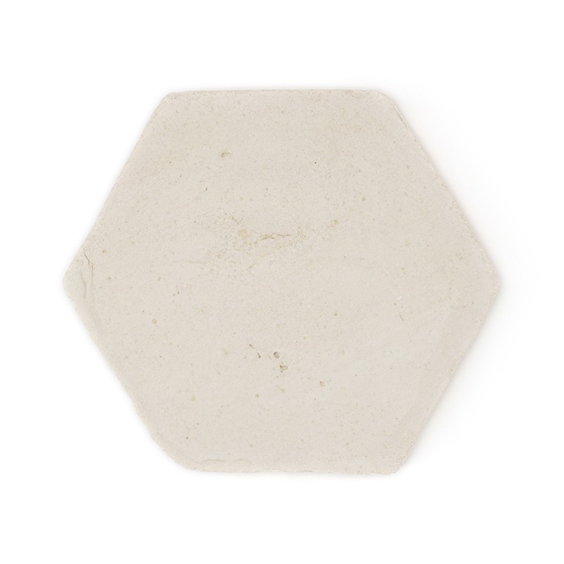 Terrakotta Chroma Hexagone Weiß 10 | Ceramic Connection