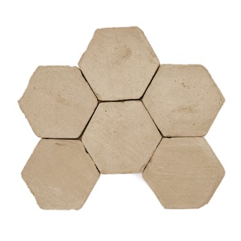 Terracotta Chroma Natural Hexágono 10 | Ceramic Connection