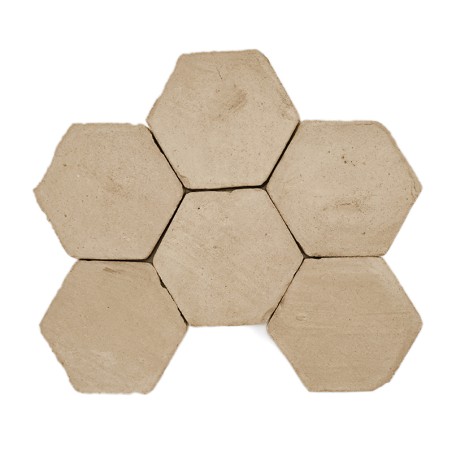Hexagone Terre Cuite Naturel 10 | Ceramic Connection