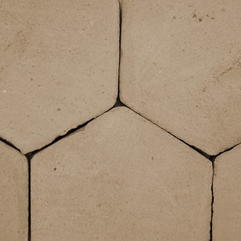 Hexagone Terre Cuite Naturel 10 | Ceramic Connection