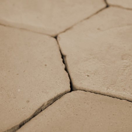 Hexagone Terre Cuite Naturel 10 | Ceramic Connection