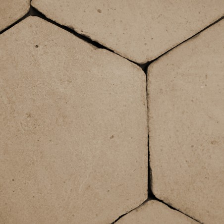 Hexagone Terre Cuite Naturel 10 | Ceramic Connection
