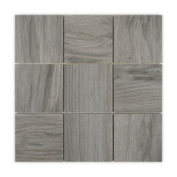 Nueve azulejos cuadrados muestran texturas similares a la madera en tonos de gris, dispuestos en una cuadrícula de tres por tres
