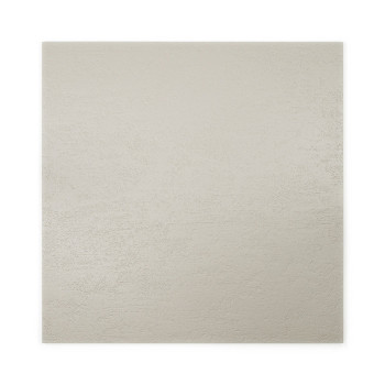 A matte ceramic tile displays a smooth, uniform off-white surface without text, suitable for indoor flooring or wall application