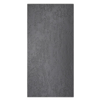 Le carreau rectangulaire présente une surface texturée, ressemblant à du béton brut. Il est placé sur un fond blanc uni. Aucun t