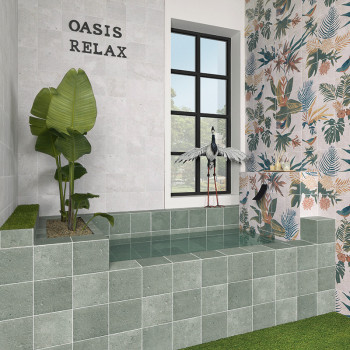 Azulejo Bali Verde 20x20 cm (3820)