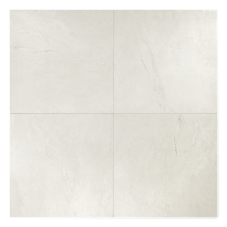 Cuatro azulejos texturizados de color gris claro dispuestos en una cuadrícula cuadrada, con sutiles patrones de vetas, que crean