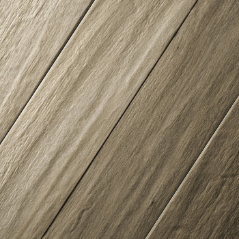 Des carreaux de bois avec une surface texturée s'étendent en diagonale sur l'image, créant un motif imbriqué de couleur marron c