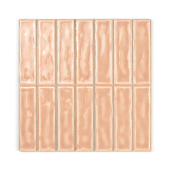 Doce azulejos rectangulares brillantes están dispuestos en un patrón de cuadrícula, cada uno con una superficie lisa y reflectan