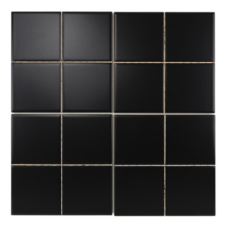 Azulejo 10x10 Negro Mate | Ceramic Connection