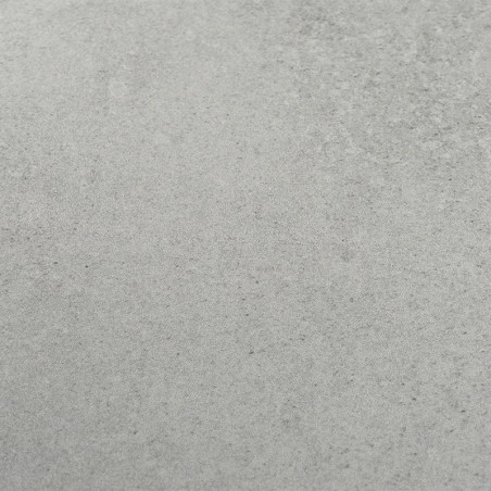 A light gray tile shows a smooth, subtly textured surface, resembling concrete, suitable for modern interior or exterior spaces.