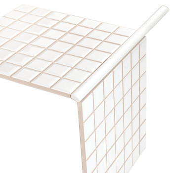 Azulejo Canto Branco Brilhante | Ceramic Connection