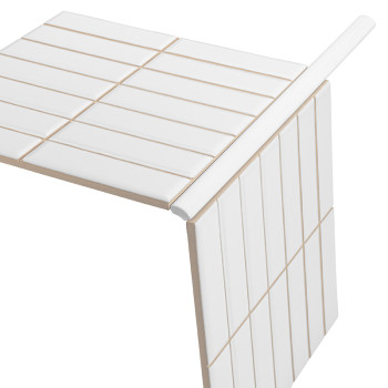 Carrelage Angle Blanc Mat| Ceramic Connection