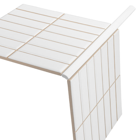 Carrelage Angle Blanc Mat| Ceramic Connection