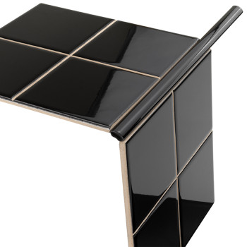 Azulejo 10x10 Negro Brillo | Ceramic Connection