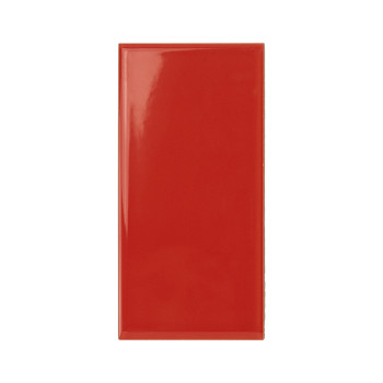 Tegel Pure Rood Glans 7,5x15 cm | Ceramic Connection