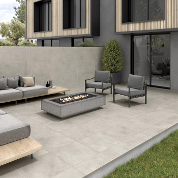 Carrelage Brooklyn Gris Clair 90x90 | Ceramic Connection